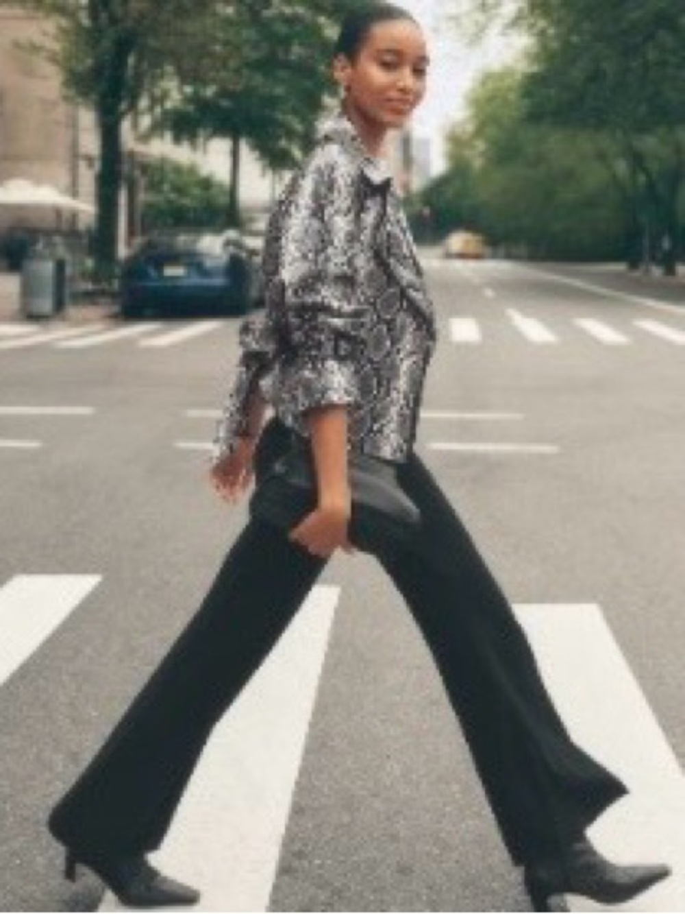Ann Taylor Black Boot-Cut Flare Pants